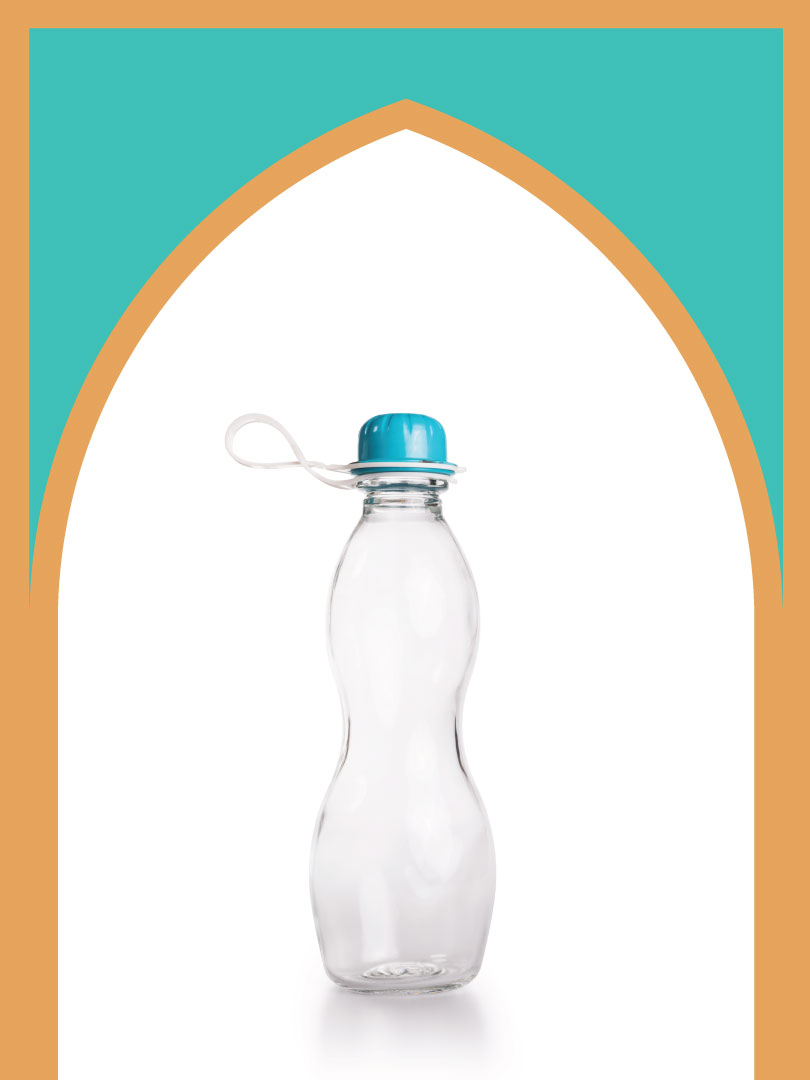 فروش بطری شیشه‌ای دماوند با درب پلاستیکی | 750 سی‌سی