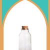 فروش بطری شیشه‌ای آمازون کوچک با درب چوب پنبه‌ای | 650 سی‌سی