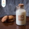 خرید بطری شیشه‌ای آمازون کوچک با درب چوب پنبه‌ای | 650 سی‌سی